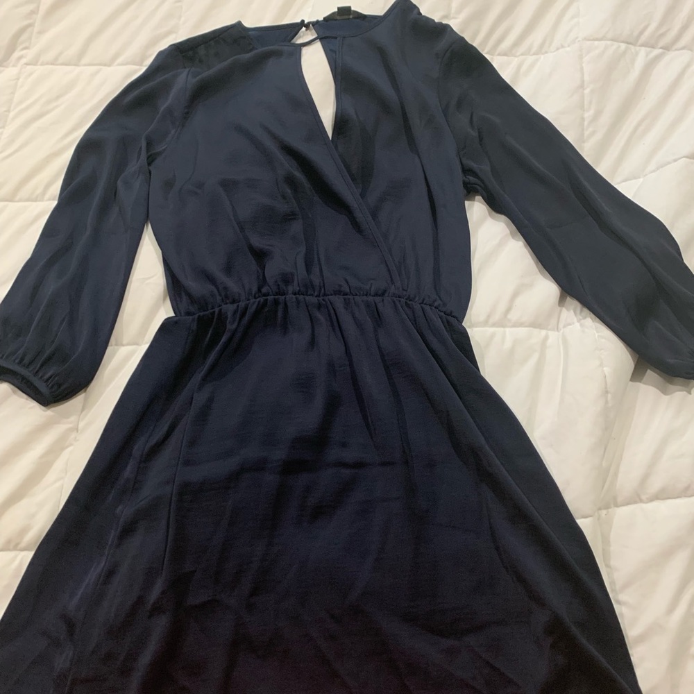 Navy blue dress